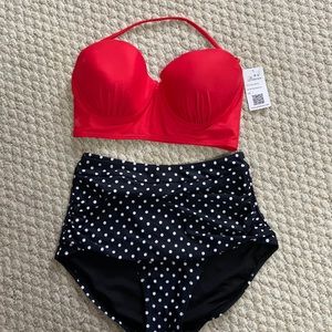 High waisted bikini